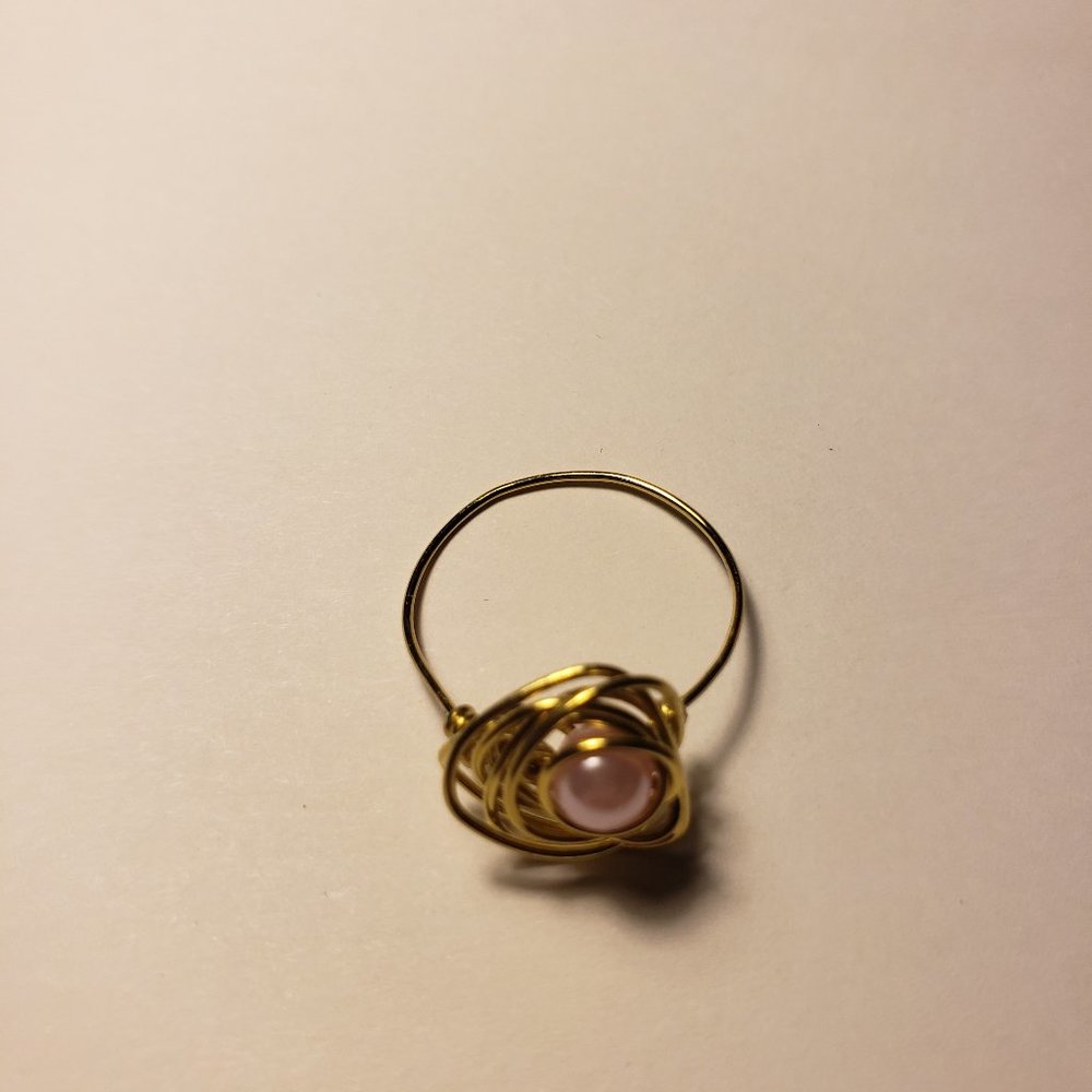 Pink Pearl Ring